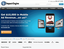 Tablet Screenshot of impactengine.com